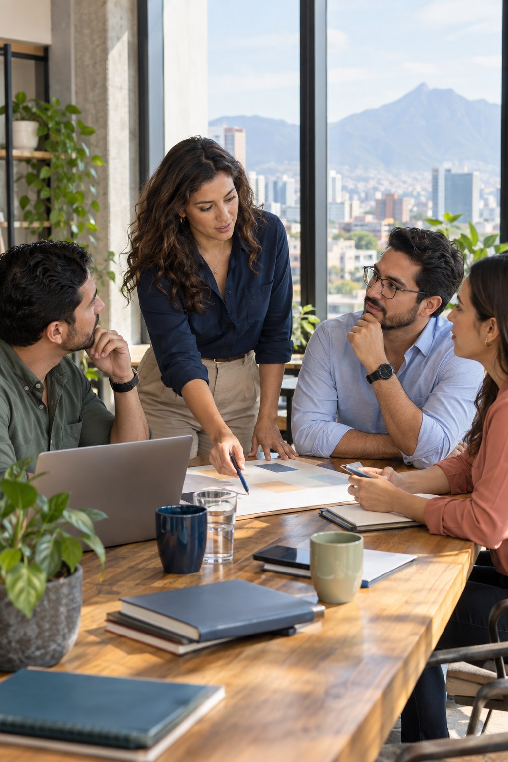 Equipo latinoamericano convirtiendo información de talento en acciones de desarrollo